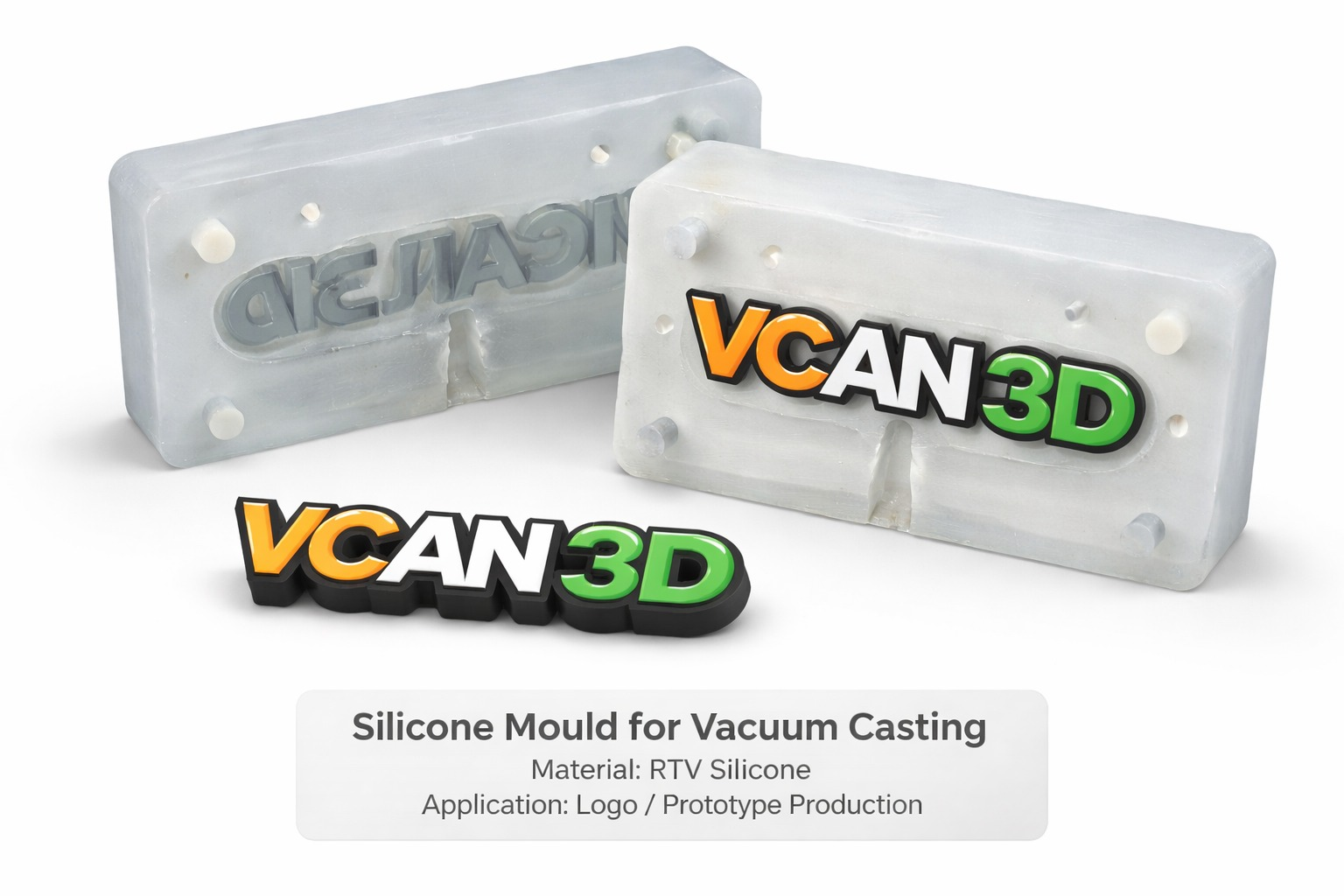 Vacuum Casting Service by VCAN 3D Chennai - Silicone Mold Plastic Parts
